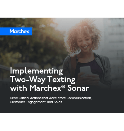 Implementing Two-Way Texting with Marchex Sonar Cover